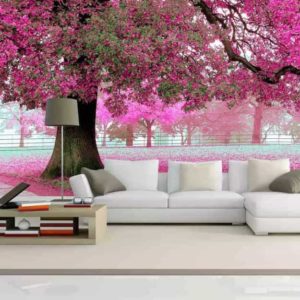 Gorgeous Mural Ideas Bringing Floral Designs into Modern Living Rooms