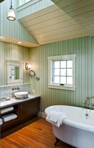 Attic Bathroom Design, Contemporary Space Saving Ideas