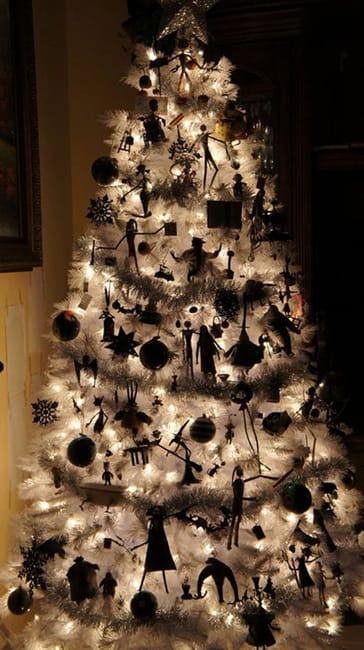 gothic christmas tree decorations