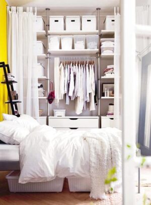 Open Storage Solutions, No Closet Storage Ideas