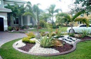 White Rocks in Yard Landscaping, Creative and Contemporary Design Ideas