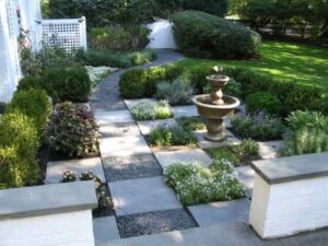 Landscaping Rocks and Concrete Pads, Walkway Designs and Patio Ideas