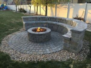 50 DIY Stone Fire Pit Designs and Patio Ideas