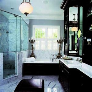 Bathtubs in Corners, 55 Space Saving Small Bathroom Design Ideas