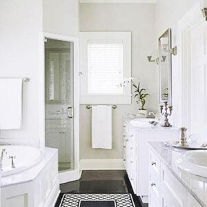 Bathtubs in Corners, 55 Space Saving Small Bathroom Design Ideas