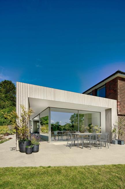 outdoor dining area