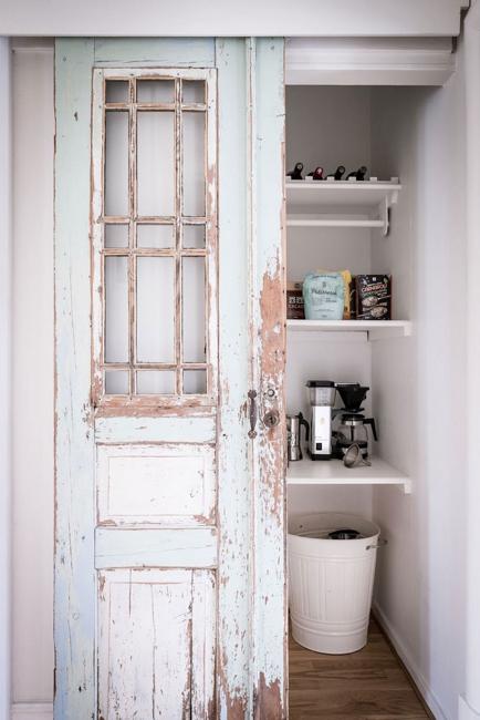 kitchen pantry sliding door