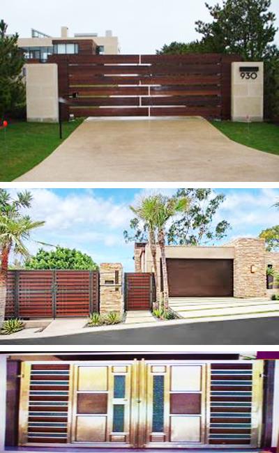 contemporary gate designs various styles